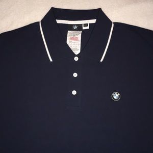 NWOT BMW navy Polo Shirt XXXL